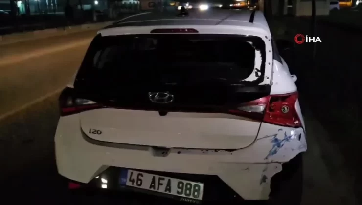 Bursa’da otomobile çarpan motosiklet sürücüsü yaralandı