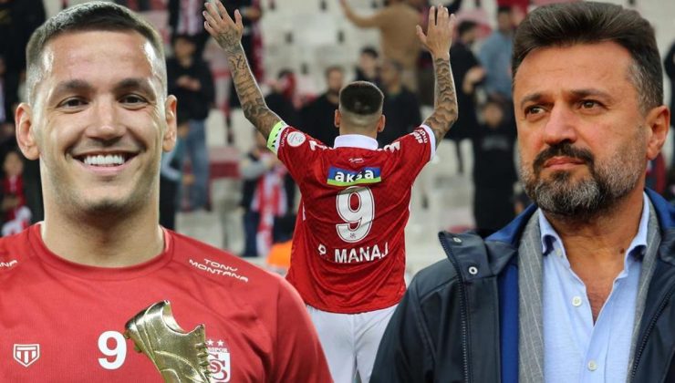 Transferin gözdesi Rey Manaj'dan Sivasspor taraftarına veda! Ayrılık hazırlığına Bülent Uygun'dan yanıt…