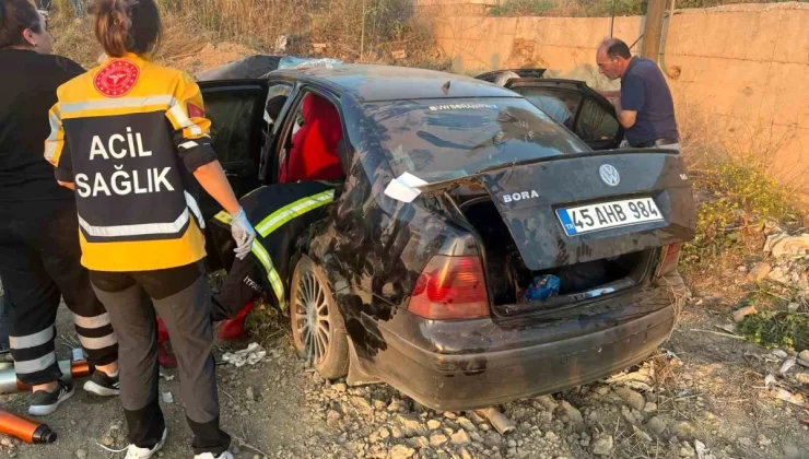 Afyonkarahisar’da Otomobil Takla Attı: 1 Ölü, 4 Yaralı