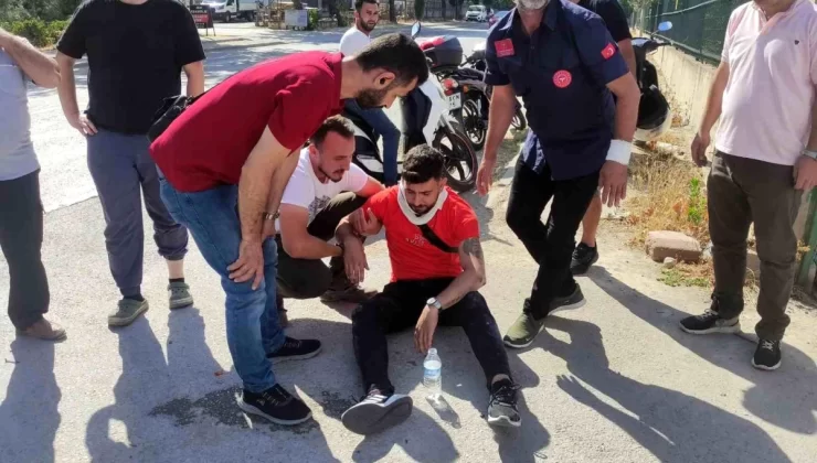 Bursa’da otomobil ile motosiklet çarpıştı: 2 yaralı
