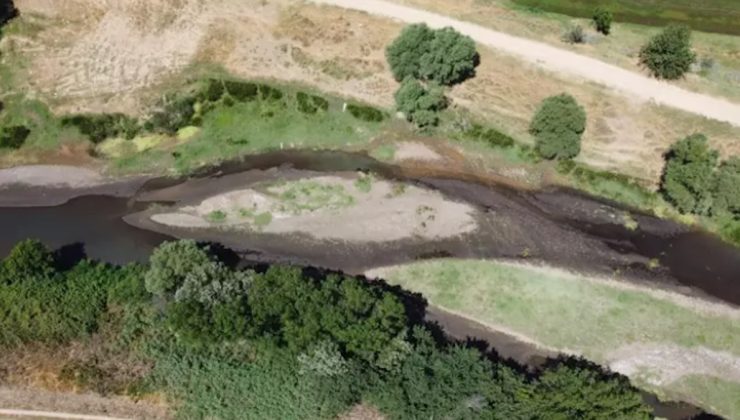 Tunca Nehri kuruyor! Kesintili sulama yapılacak