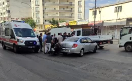 Cizre’de otomobil ile motosiklet çarpıştı, sürücü yaralandı