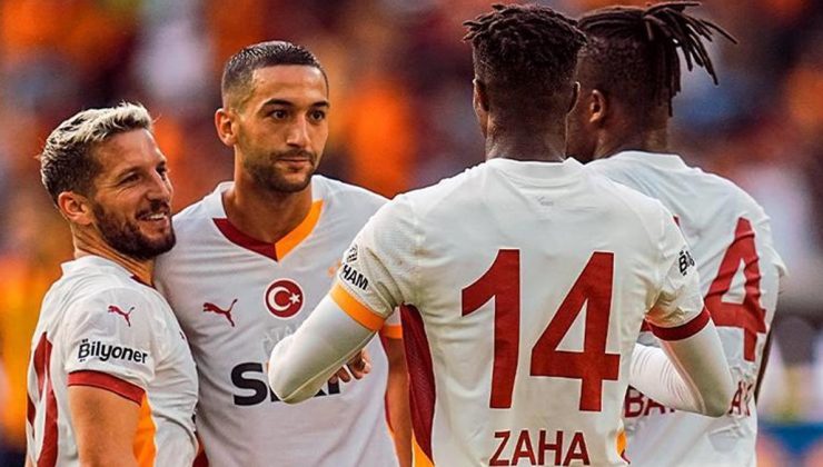 Galatasaray'da Hakim Ziyech ve Wilfried Zaha fırtınası