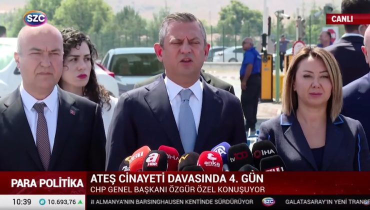 Özgür Özel: Saniye Ateş'in gözyaşlarında boğulacaksınız