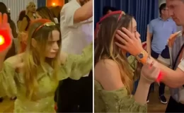 ABD’li oyuncu Joey King’in kardeşi Türkiye’ye gelin geldi! Kına gecesinde hem oynadı hem ağladı