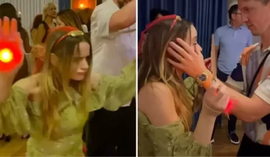 ABD’li oyuncu Joey King’in kardeşi Türkiye’ye gelin geldi! Kına gecesinde hem oynadı hem ağladı