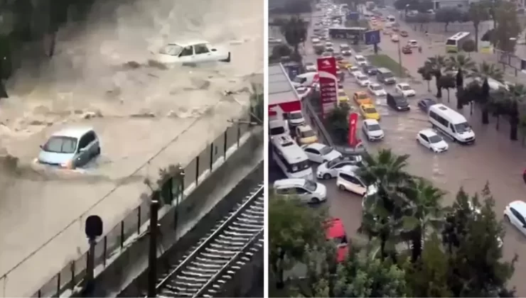 Adana’da "süper hücre" kabusu! Şiddetli yağış sele neden oldu