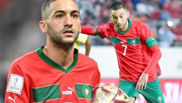 Galatasaray'da performansı eleştirilen Hakim Ziyech Fas Milli Takımı'nda yıldızlaştı! Bu kez penaltı krizi yaşadı