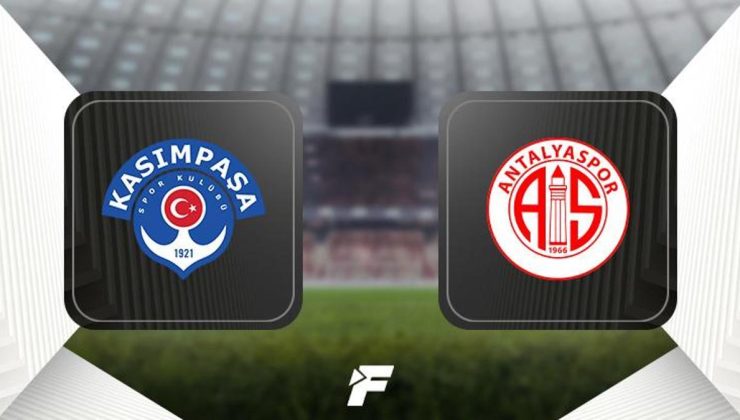 Kasımpaşa-Antalyaspor maçı ne zaman, saat kaçta, hangi kanalda canlı yayınlanacak?