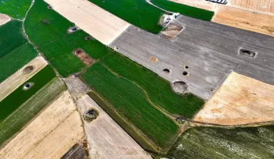 Konya Ovası’nda 24 obruk tek fotoğraf karesine sığdı