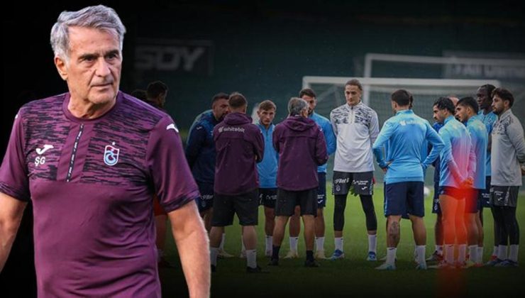 Trabzonspor'da Şenol Güneş'ten takıma sert uyarı: Böyle devam edemeyiz