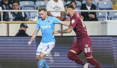 (ÖZET) Mersin'de puanlar paylaşıldı! Hatayspor-Trabzonspor maçı sonucu: 1-1