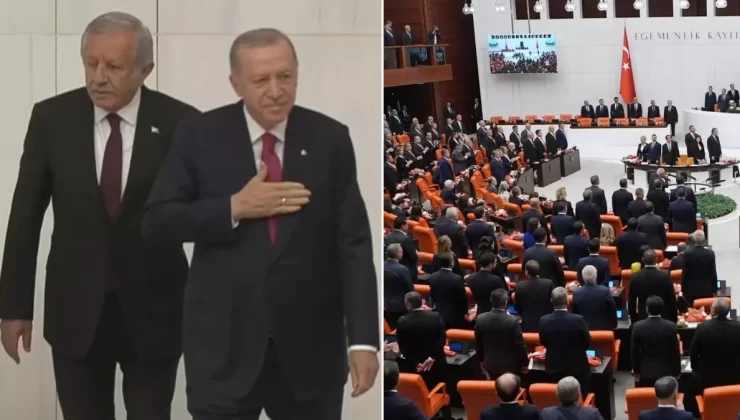 Cumhurbaşkanı Erdoğan, TBMM’ye geldiğinde yalnızca DEM Parti grubu ayağa kalkmadı