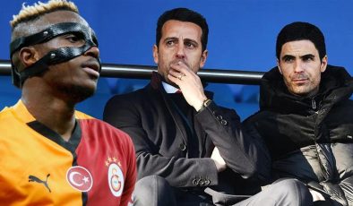 Galatasaray'a Osimhen tehlikesi! Ara transferde Arsenal için ilk hedef…