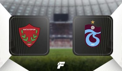 Hatayspor-Trabzonspor maçı saat kaçta, hangi kanalda?