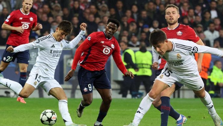 Lille – Real Madrid maç sonucu: 1-0 | 36 maçlık seriye son! Arda Güler'in performansı da yetmedi..