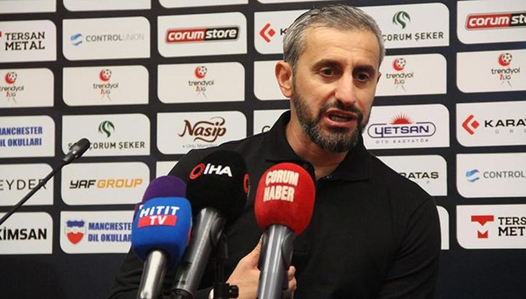 Serkan Özbalta:Tamamıyla oyun üstünlüğü Çorumspor'da olan bir maç vardı